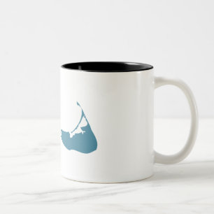 Nantucket Island. Two-Tone Coffee Mug
