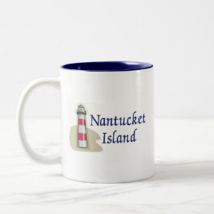 Nantucket Island Two-Tone Coffee Mug
