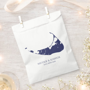 Nantucket Island Wedding Nantucket Navy Favour Bags
