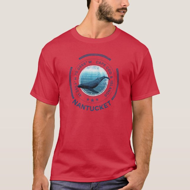 Nantucket Island Whale T-Shirt (Front)