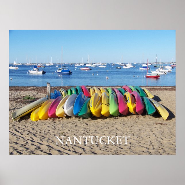 Nantucket Kayaks Poster (Front)