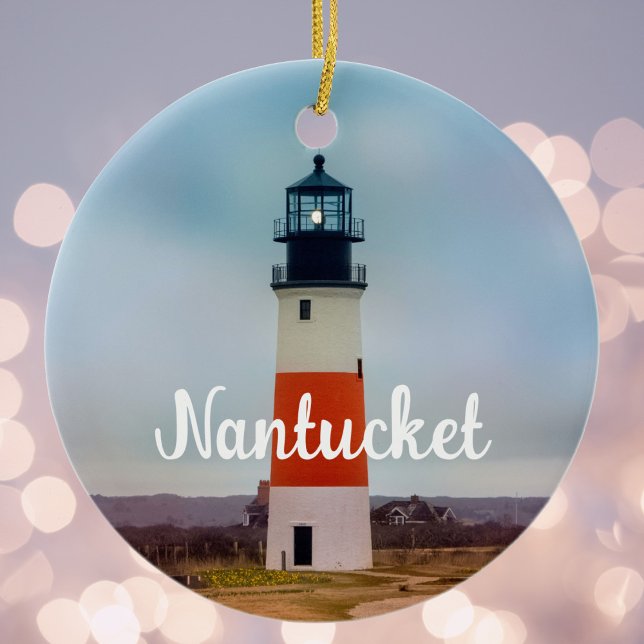 Nantucket Lighthouse  Ceramic Tree Decoration (Creator Uploaded)