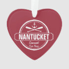 Nantucket, MA personalised name, nautical anchor
