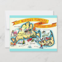 Nantucket Martha's Vineyard Postcard