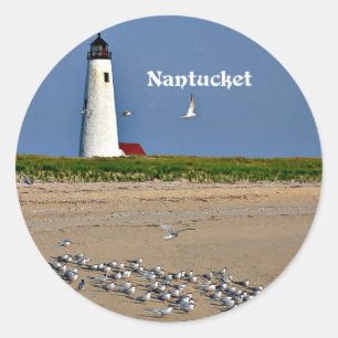 Nantucket, Massachusetts Classic Round Sticker