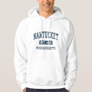 Nantucket Massachusetts MA Vintage Sports Design N Hoodie