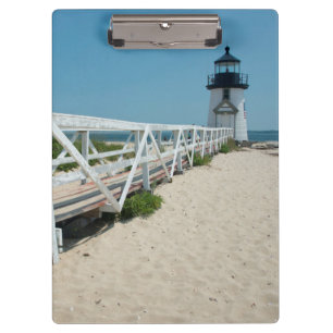 Nantucket. Old Wooden Lighthouse Clipboard