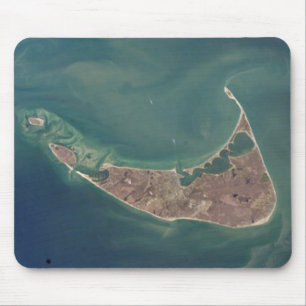 Nantucket Satellite Photograph Mouse Mat