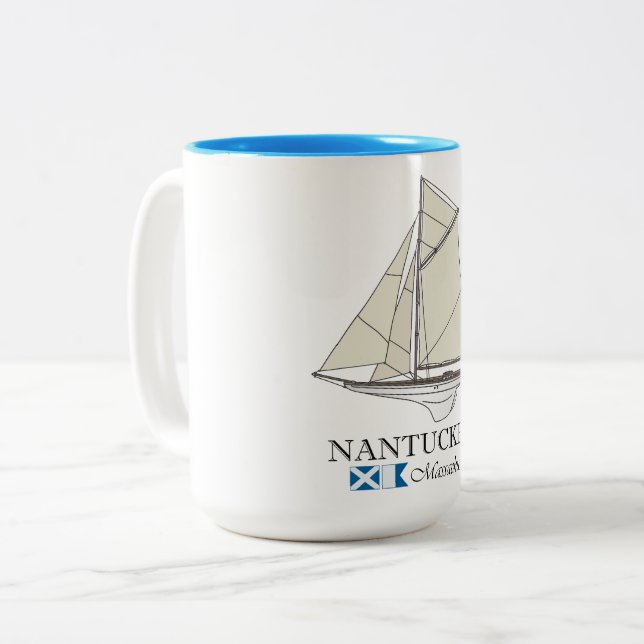 Nantucket (SB) Two-Tone Coffee Mug (Front Left)