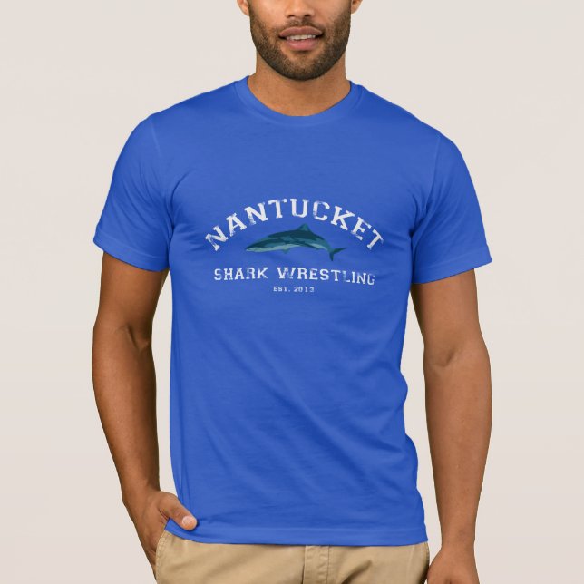Nantucket Shark Wrestling Tee (Front)