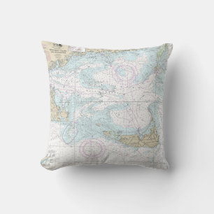 Nantucket Sound and Approaches Nautical Chart 1323 Cushion
