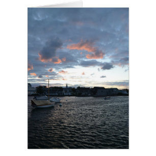 Nantucket Sunset Card