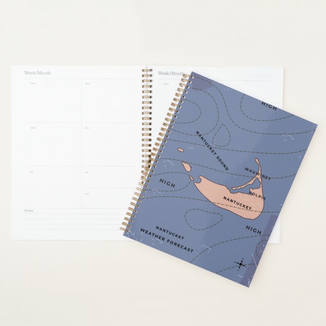 Nantucket USA weather map Planner (Display)