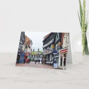 Nantwich in winter holiday card
