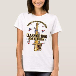 Nanuet Senior HS Knights Reunion Black Gold T-Shirt