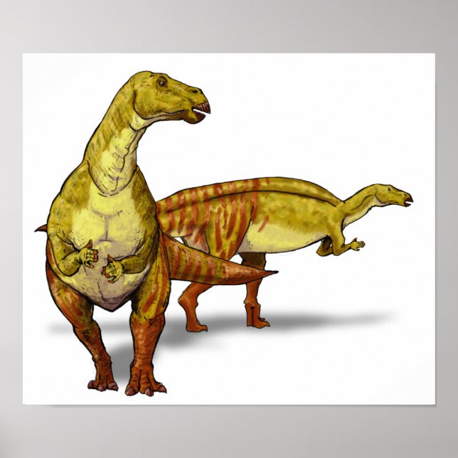 Nanyangosaurus - Cretaceous Dinosaur Poster (Front)