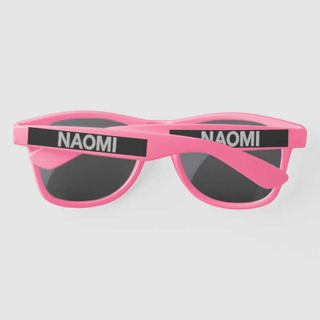Naomi Diamonds Plastic Sunglasses (Back)