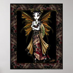 "Naomi" Oriental Fairy Poster