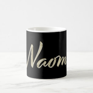Naomi white Handwriting Tasse Kaffeetasse Coffee Mug