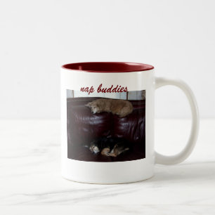 nap buddies Two-Tone coffee mug
