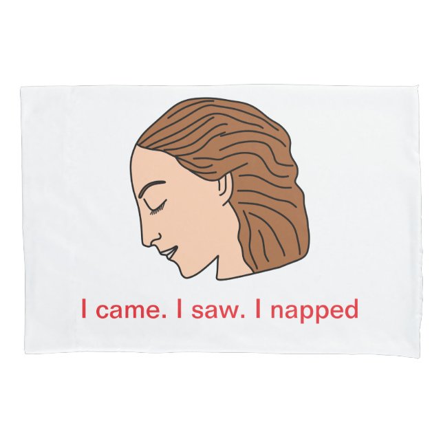 Nap Conqueror Pillow Pillowcase (Front)