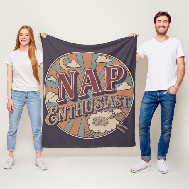 Nap Enthusiast Fleece Blanket (In Situ)