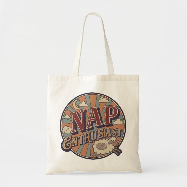 Nap Enthusiast Tote Bag (Front)