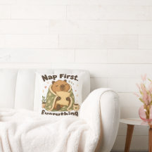 Nap First Cosy Capybara Kawaii