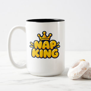 Nap King Two-Tone Coffee Mug
