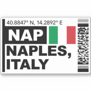 NAP Naples Boarding Pass - Italy Travel