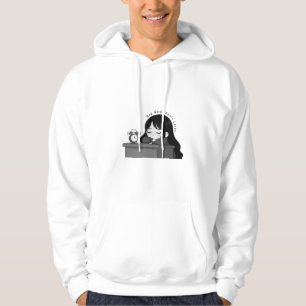 Nap Now Panic Later Relatable Chibi Girl Illustrat Hoodie