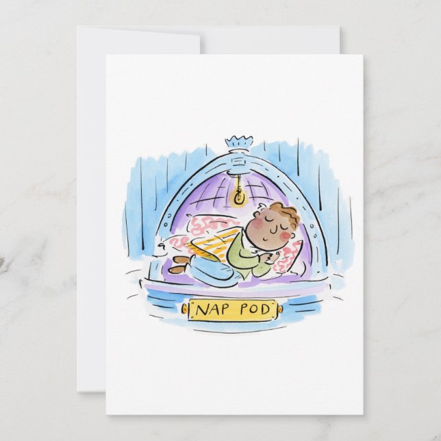 Nap Pod Invitation (Front)