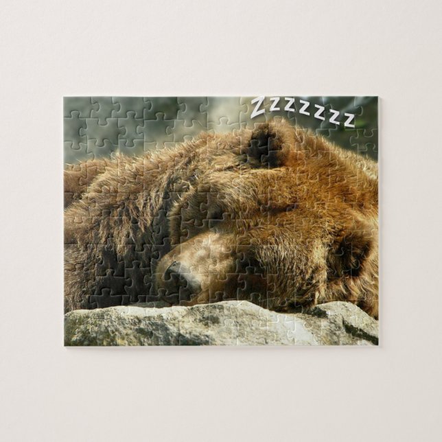 Nap Time Bear Jigsaw Puzzle (Horizontal)