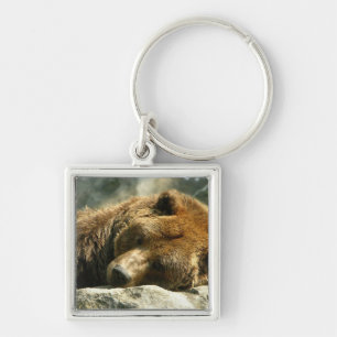 Nap Time Bear Key Ring