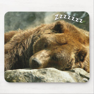 Nap Time Bear Mouse Mat