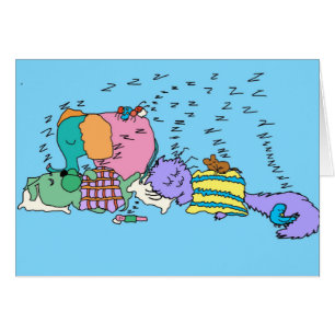 Nap time notecard