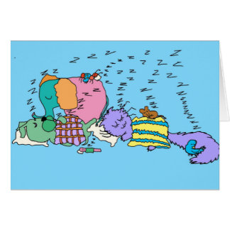 Nap time notecard