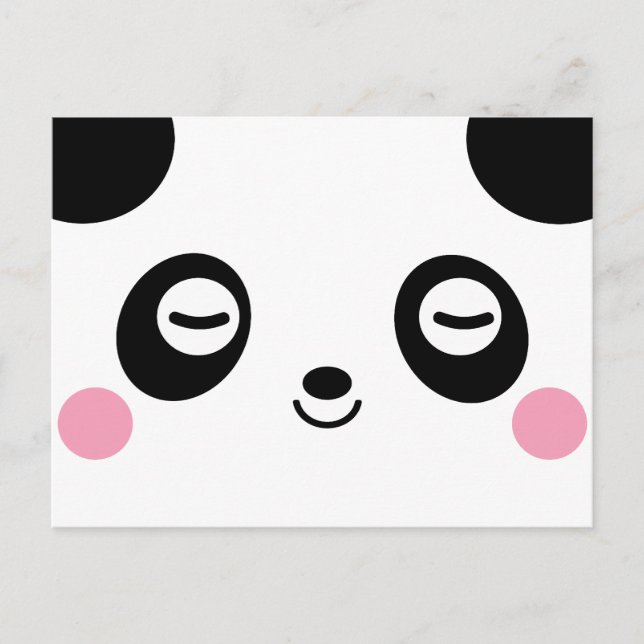 Nap Time Panda Postcard (Front)