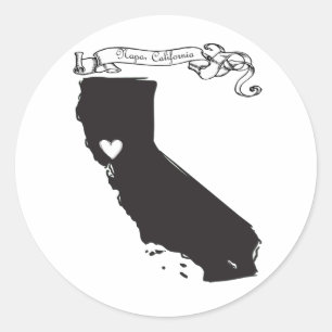 Napa Classic Round Sticker