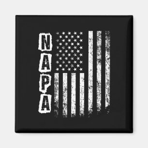 Napa Father's Day American Flag 4th Of July  Magnet