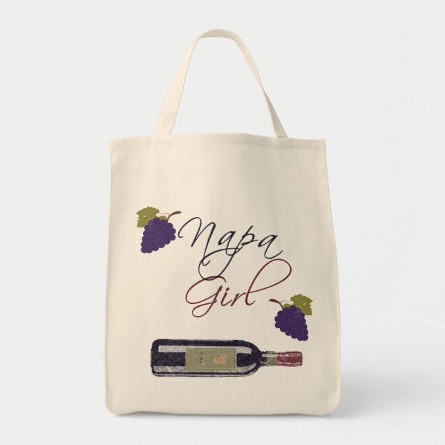 Napa Girl Tote Bag (Front)