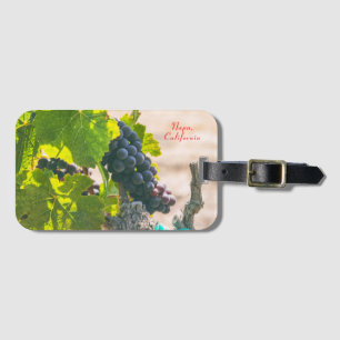 Napa Grapevine, California Luggage Tag
