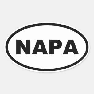 NAPA OVAL STICKER