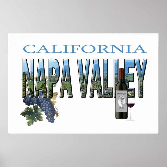 Napa Valley, CA Poster (Front)