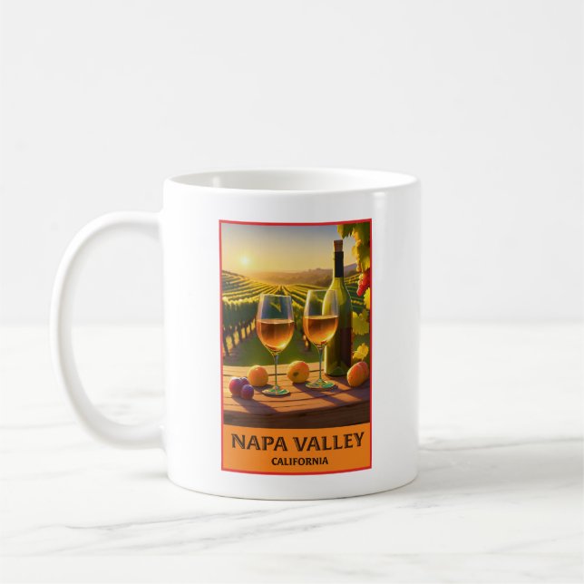 Napa Valley California Coffee Mug (Left)