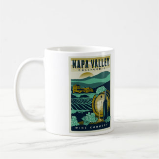 Napa Valley California Coffee Mug - Size 11oz