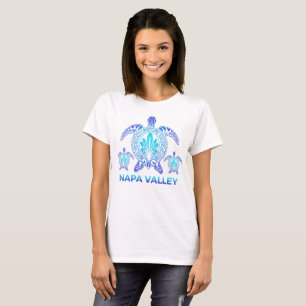 Napa Valley California Ocean Blue Turtle Souvenirs T-Shirt