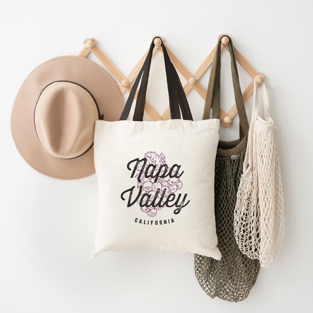 Napa Valley California Vintage Logo Tote Bag (Creator Uploaded)