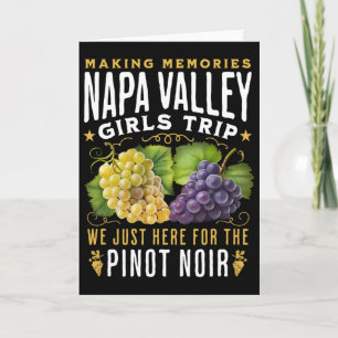 Napa Valley Girls Trip Wine Country Winery Tour  Card