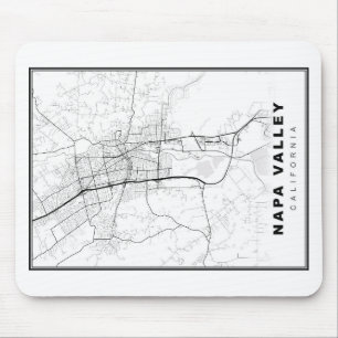 Napa Valley Map Mouse Mat